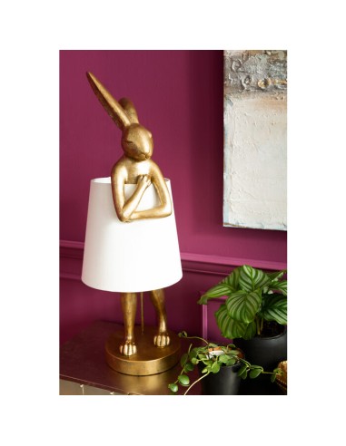 Lampada Da Tavolo Rabbit Gold 88 Cm