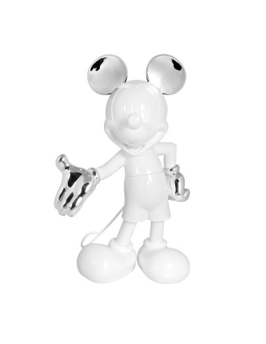 Mickey Welcome White & Silver