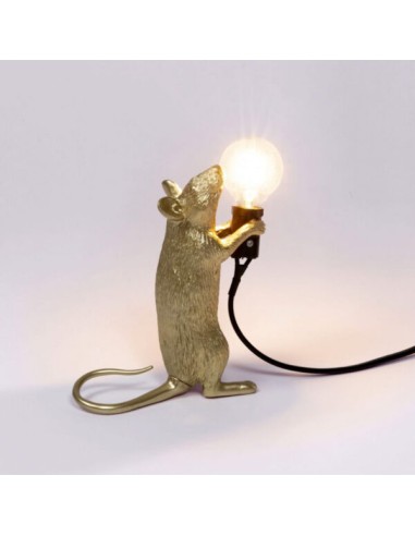 Lampada Mouse Gold 6X13X14