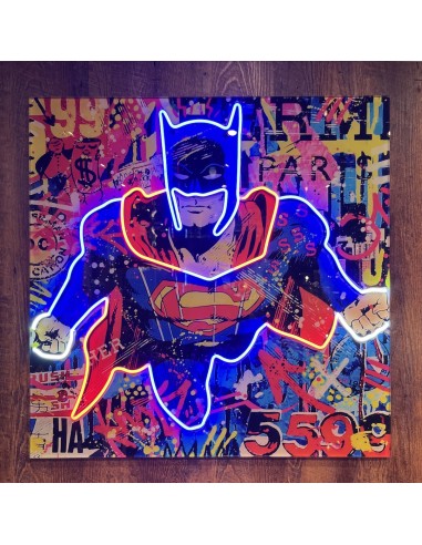 Super-Bat Neon Art