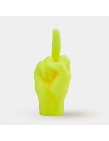 Candle Hand Fuck You Fluo Yellow