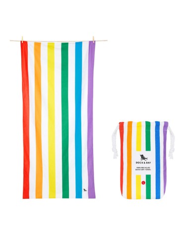 Quick Dry Towels Rainbow