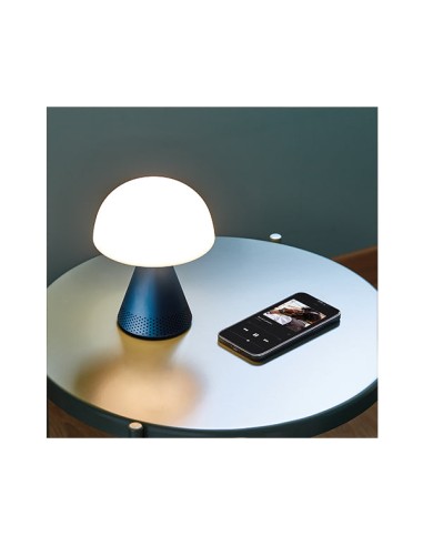 Mina L Audio Lampada + Speaker Blu