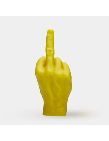 CANDLE FUCK YOU YELLOW