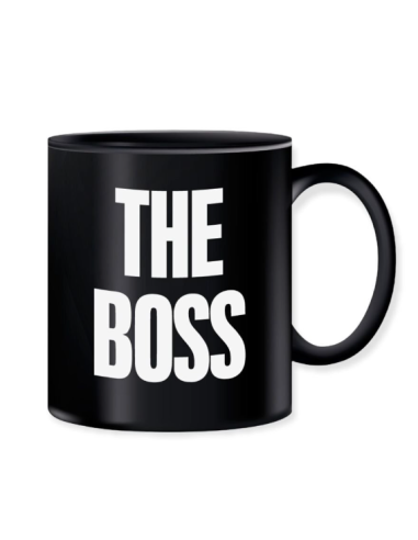 Tazza nera The Boss 32,5cl PIUFORTY