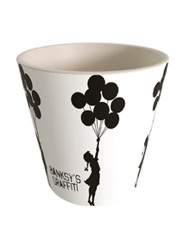 Tazzina Espresso Banksy “Flying Balloons Girl” QUYCUP