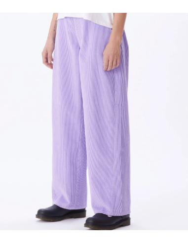 Pantaloni baggy in velluto purple rose OBEY