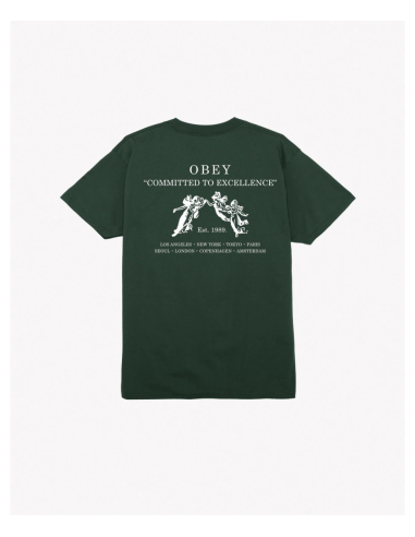 COMMITTED TO EXCELLENCE CLASSIC TEE FOREST GREEN